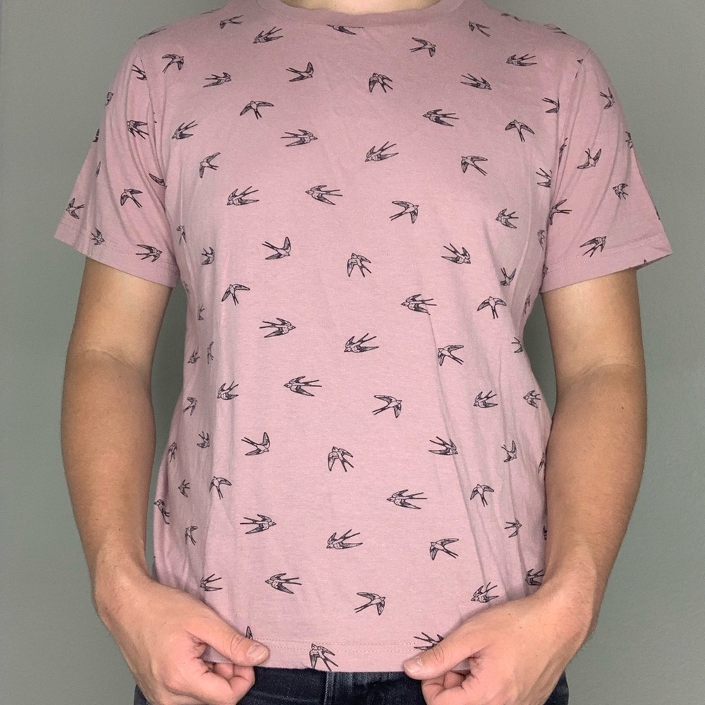 Men’s Pink Bird Shirt
